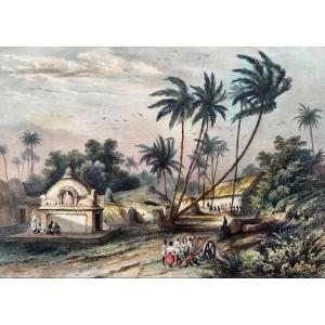 Voyage Of The Bonite. Pondichery. C. 1850