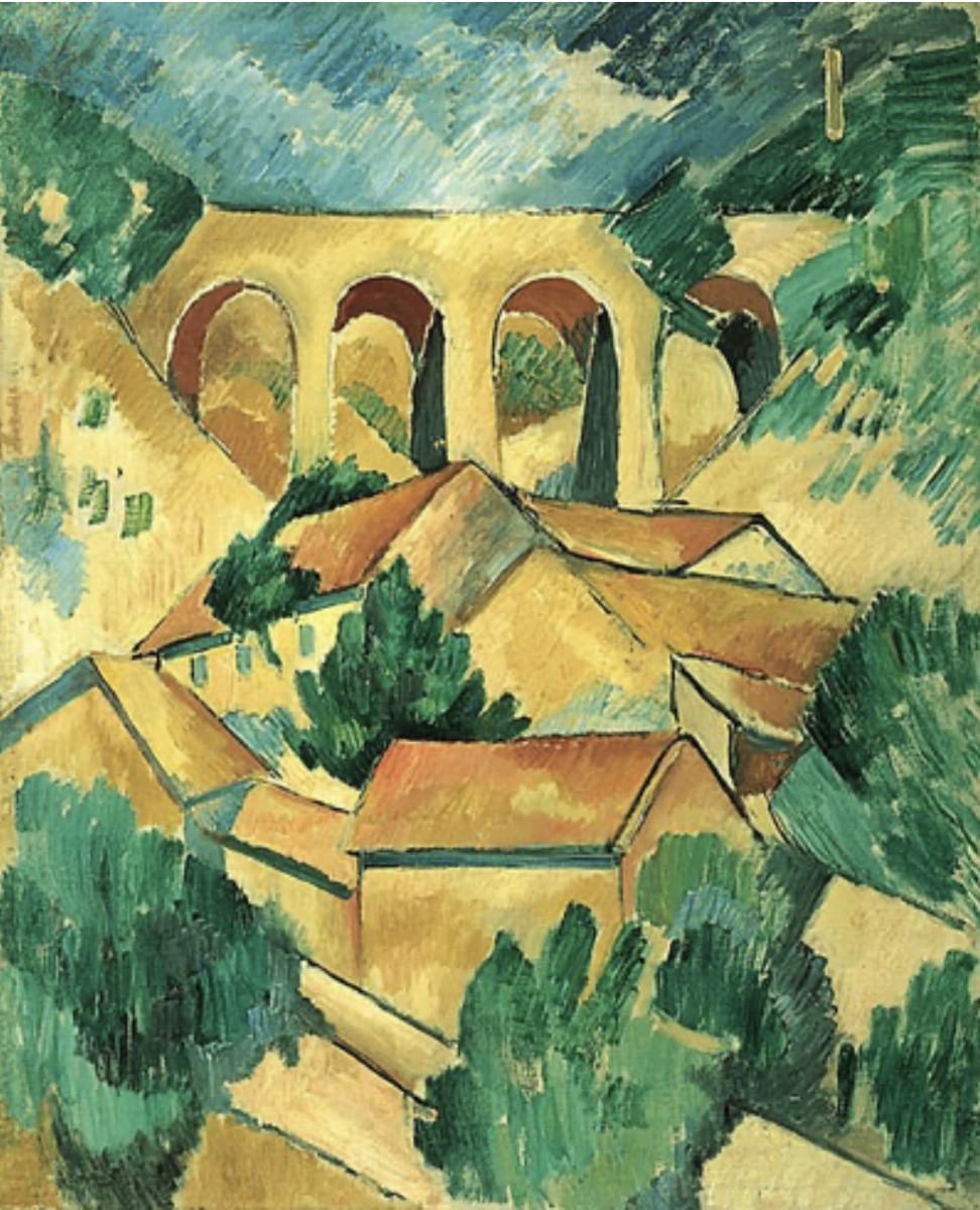 Synthétism, Fauvist-précubist Normandy Landscape By Georges Braque (1882-1963).-photo-7