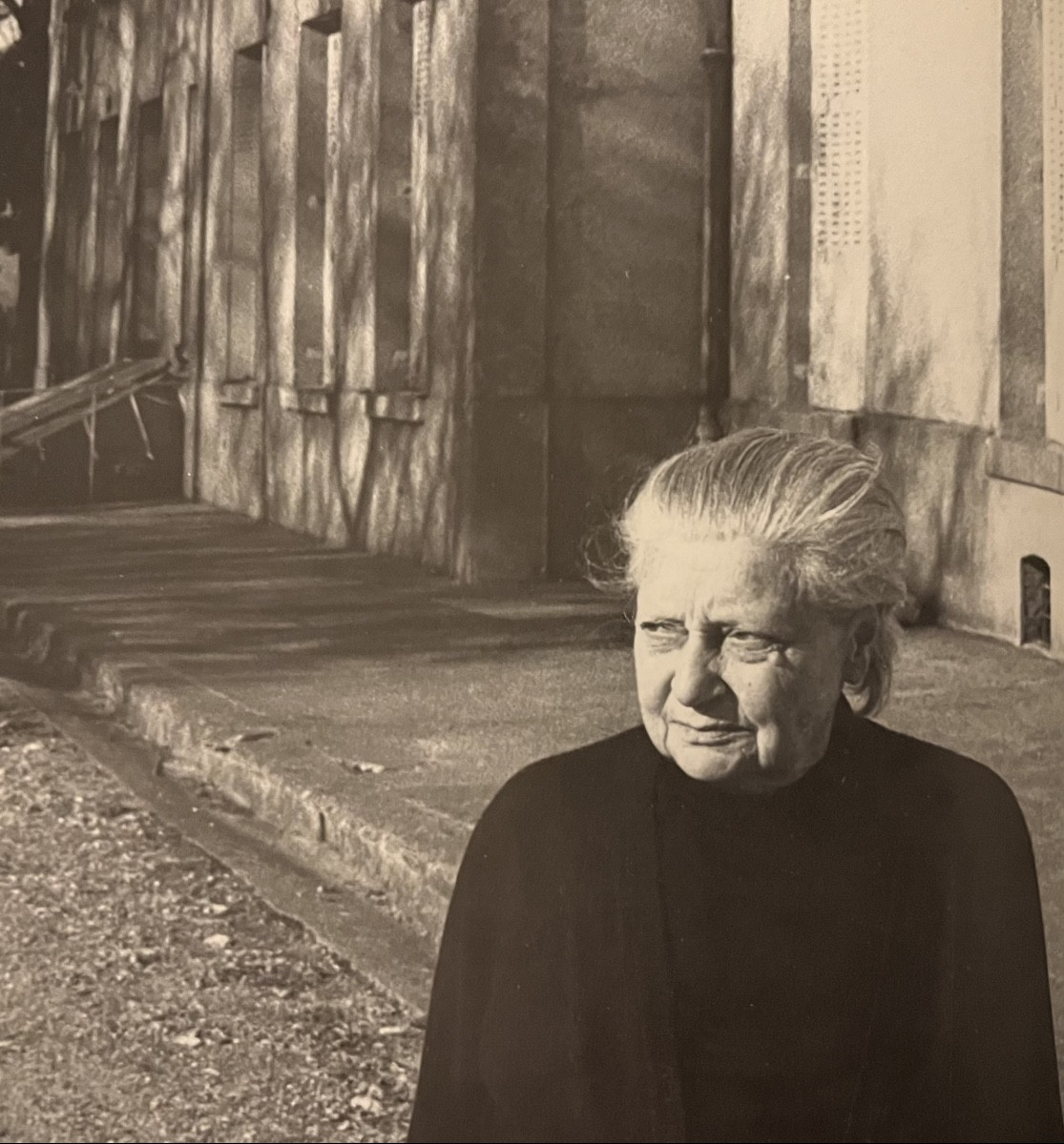 Le Doubs à Ornans depuis l’atelier de l’artiste Marthe Hirt, école franco-suisse (1890-1981).-photo-1