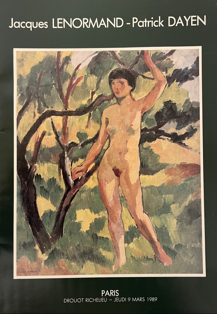 Le Doubs à Ornans depuis l’atelier de l’artiste Marthe Hirt, école franco-suisse (1890-1981).-photo-3