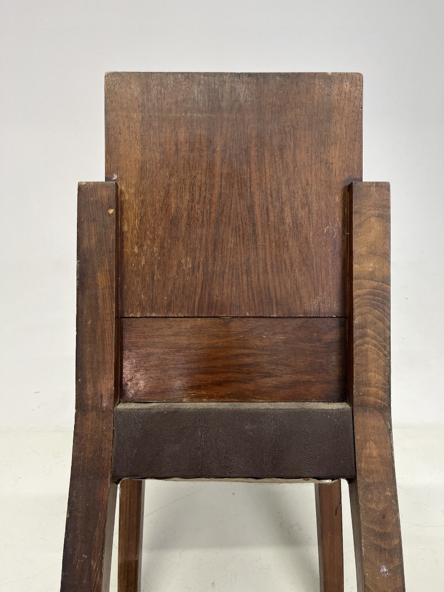 Suite de 3 sièges de Michel Dufet, architecte, ensemblier et décorateur français (1888-1985).-photo-7