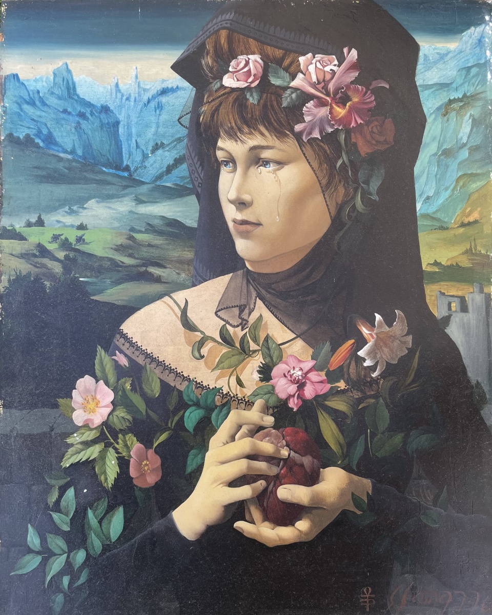 Portrait Of A Young Woman, Surrealist Work, Belgian Work.