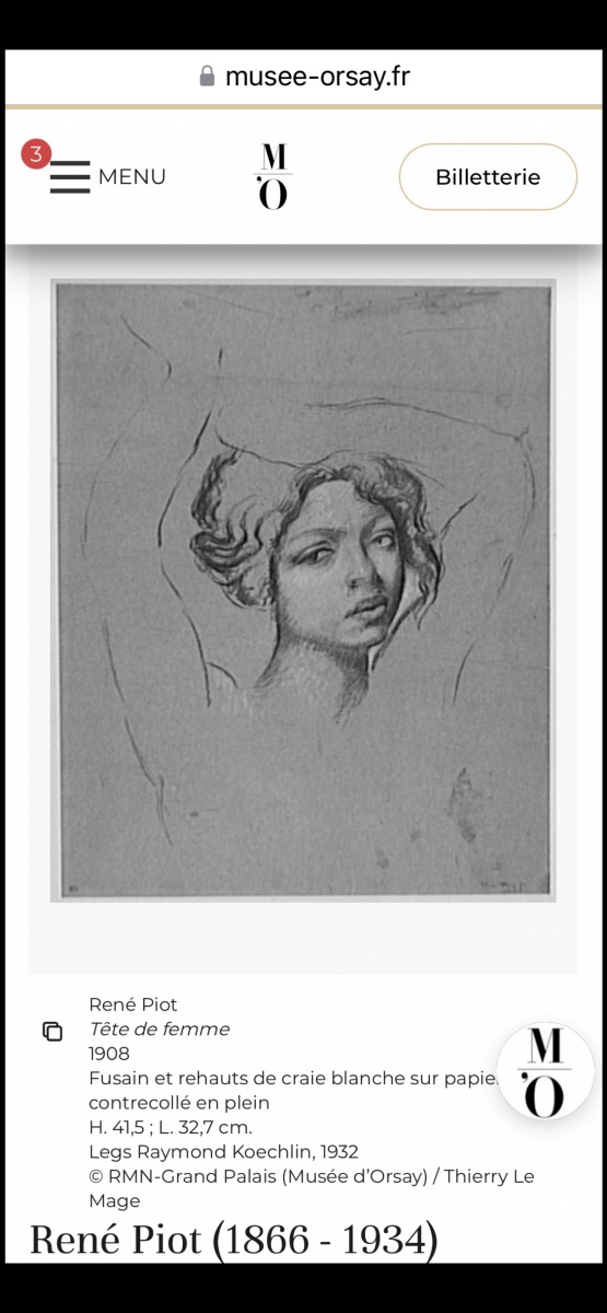Drawing, Study For A Mural, By René Piot, A French Painter Born In Paris (1869–1934).-photo-4