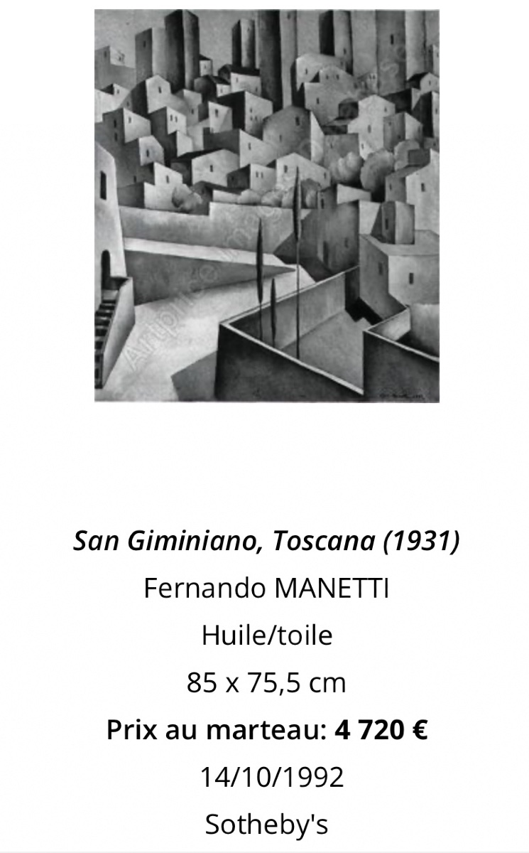 Via San Matteo, San Gimignano, Tuscany, Italy, By Fernando Manetti (1899–1964).-photo-6