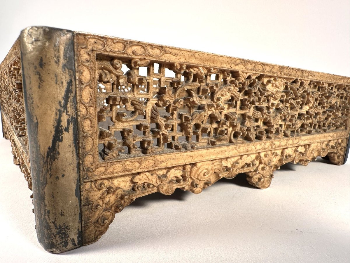 Carved Bone Tray - Betel Tray Vietnam-photo-4