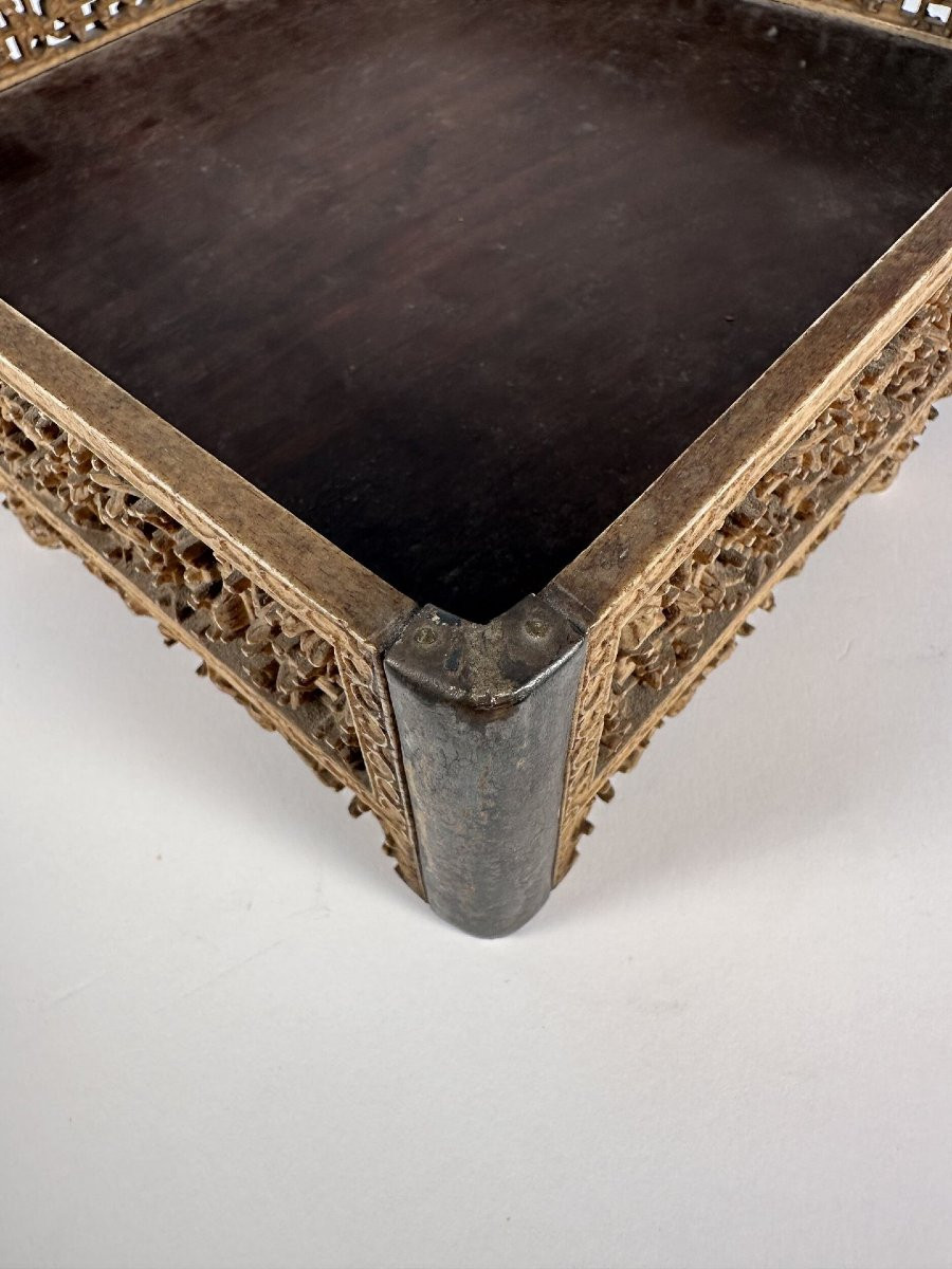 Carved Bone Tray - Betel Tray Vietnam-photo-6