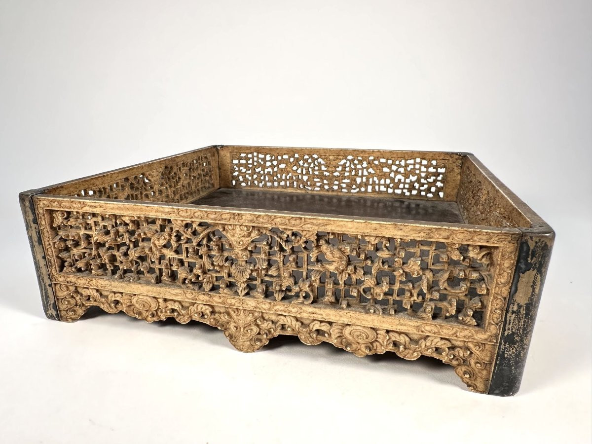 Carved Bone Tray - Betel Tray Vietnam-photo-8