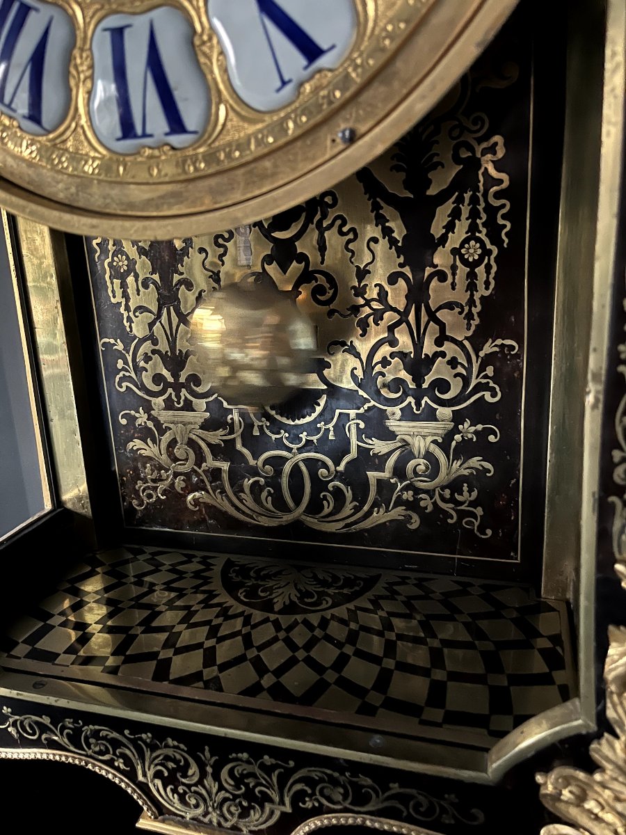 Louis XIV / Régence Period Boulle Cartel Clock-photo-1