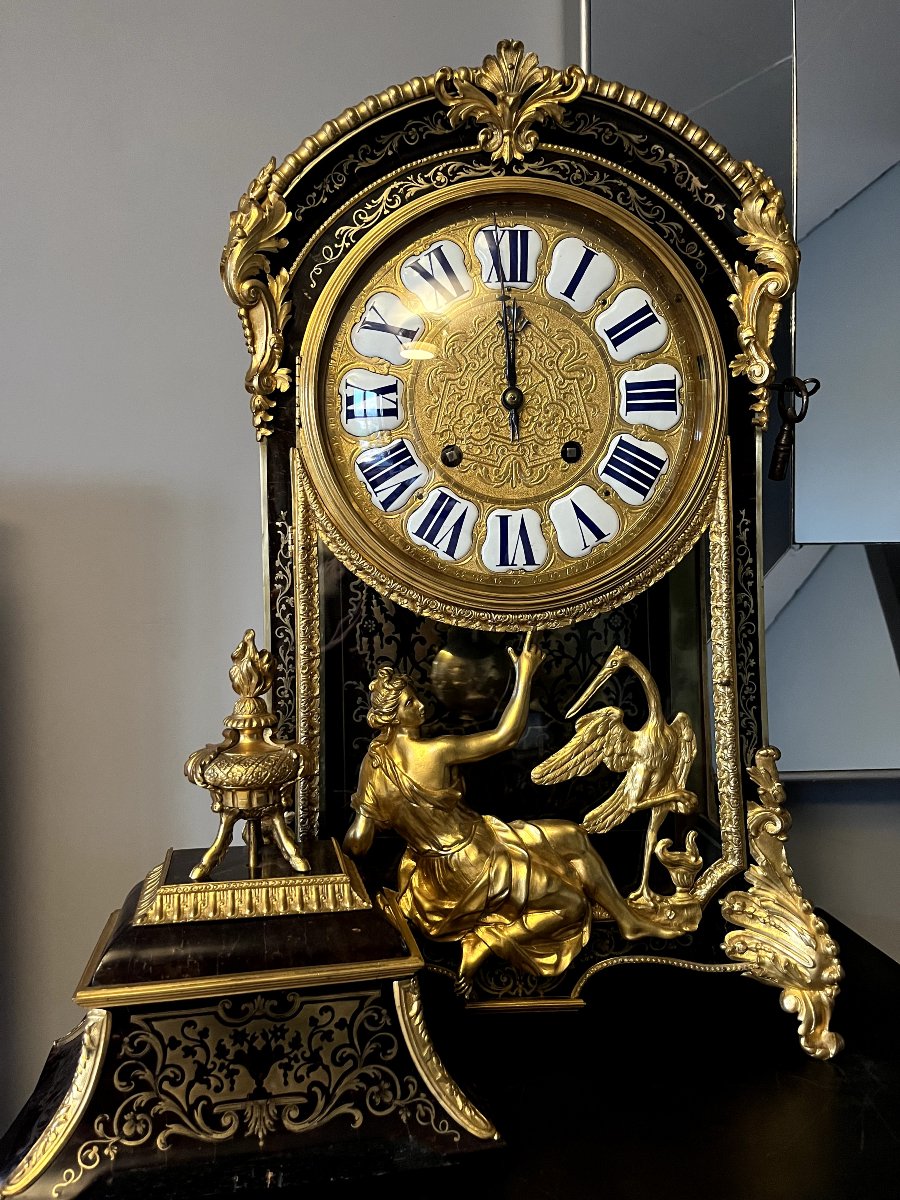 Louis XIV / Régence Period Boulle Cartel Clock-photo-2