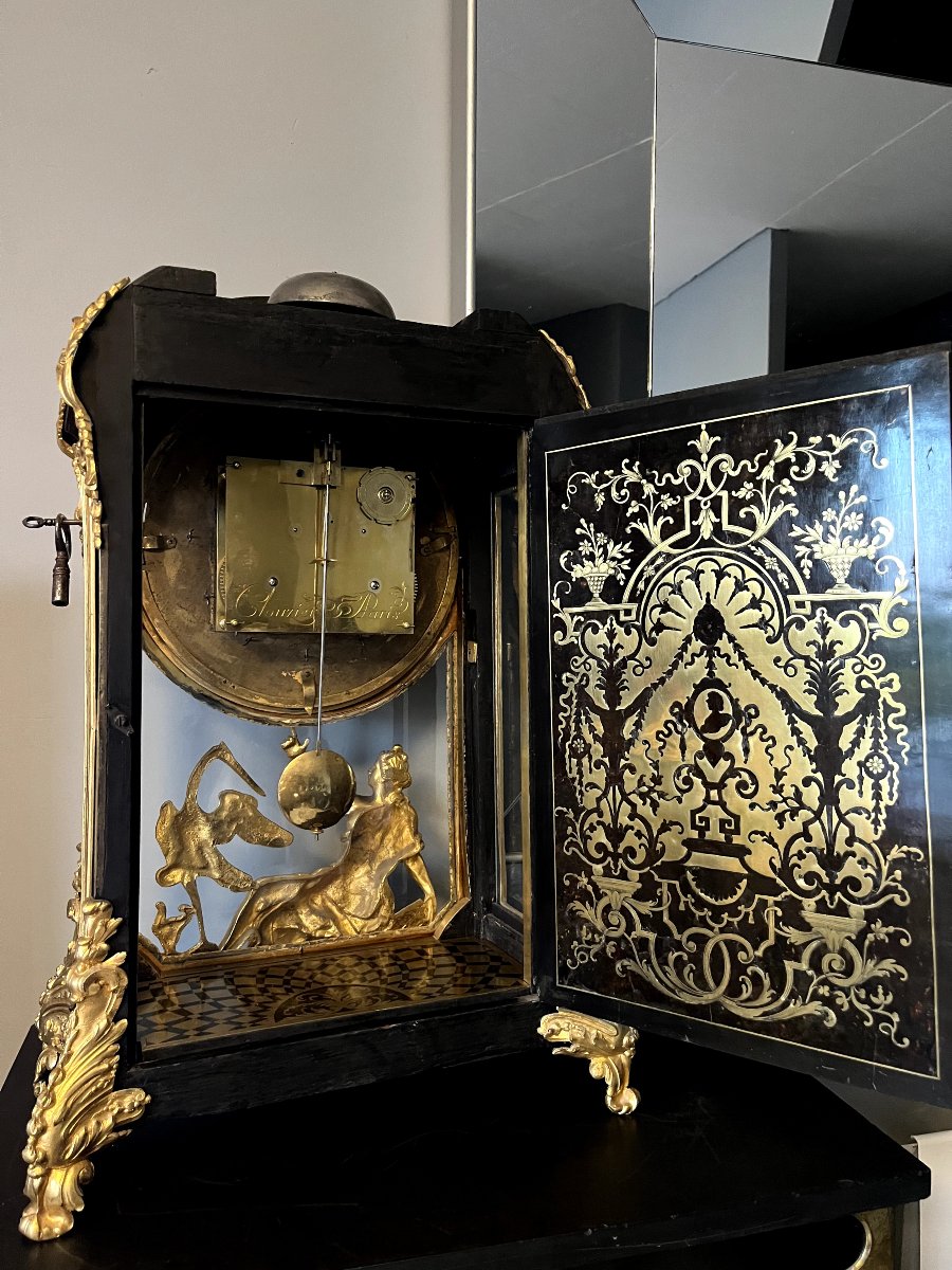 Louis XIV / Régence Period Boulle Cartel Clock-photo-3