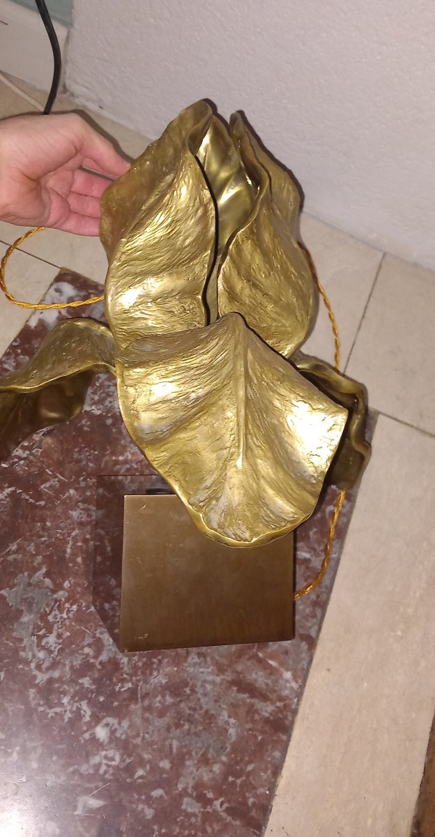 Lampe "Iris" de Christiane Charles – Maison Charles, vers 1965-photo-2