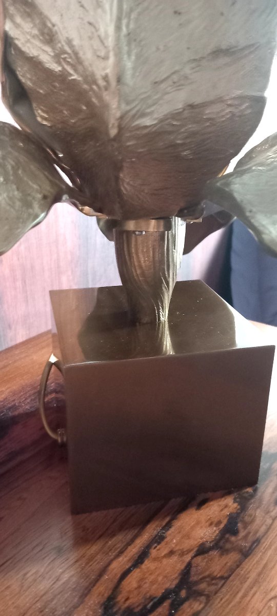 Lampe Iris bronze  Maison Charles -photo-6