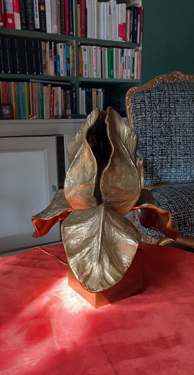 Lampe "Iris" de Christiane Charles – Maison Charles, vers 1965-photo-7