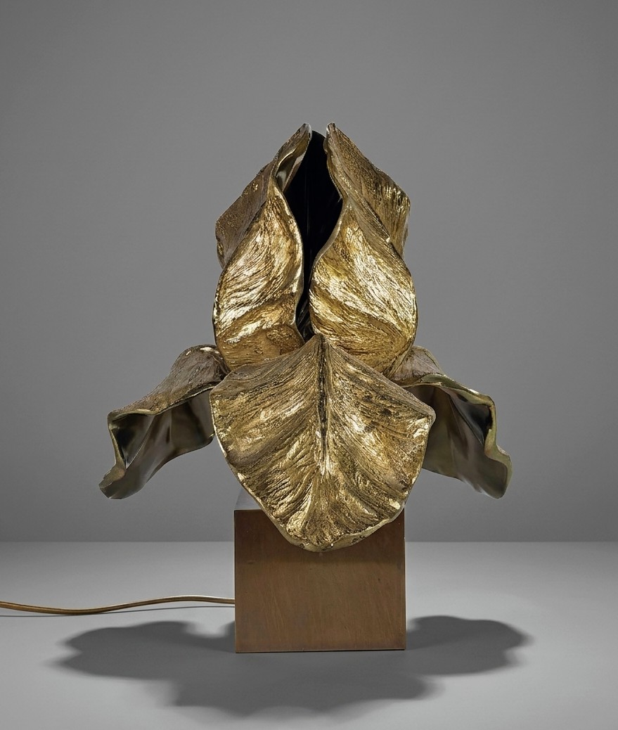  Lampe "Iris" avec socle - Christiane Charles – Maison Charles, vers 1965