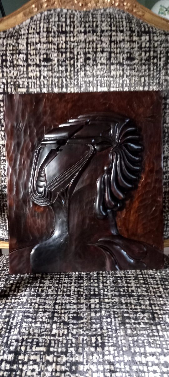 Bas relief post Art déco- Dedieu 1948-photo-1
