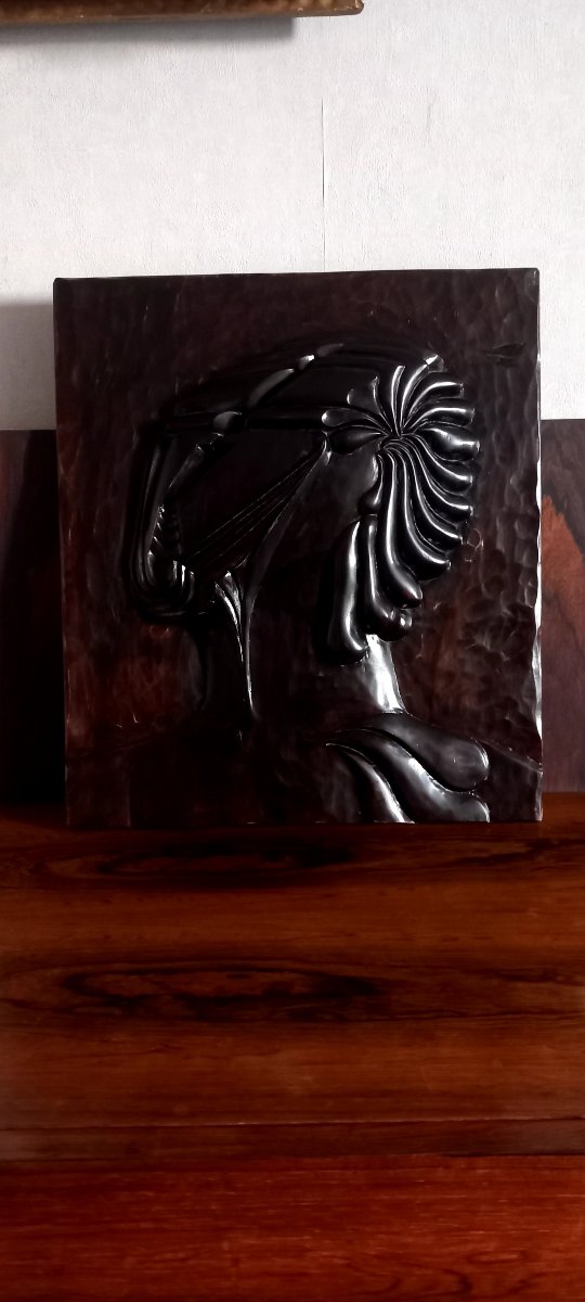 Bas relief post Art déco- Dedieu 1948-photo-4