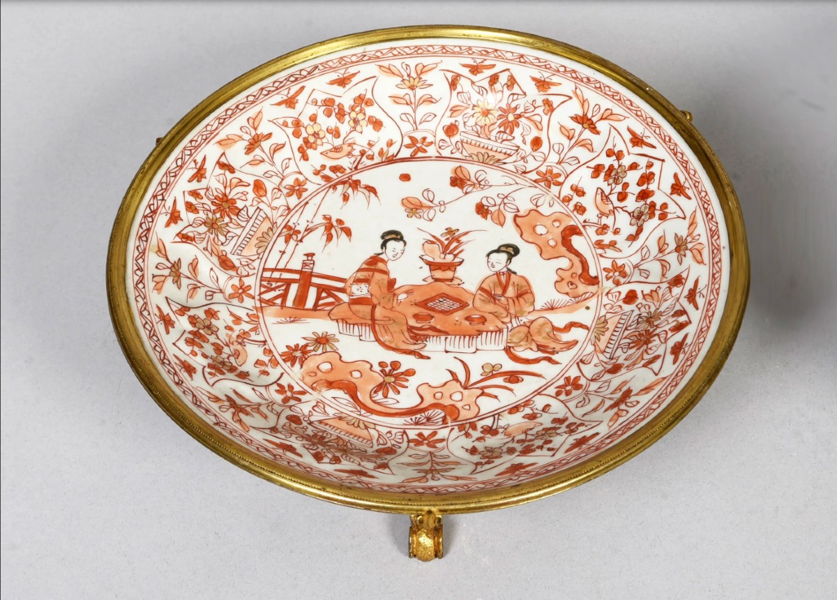 Paire d’Assiettes en Porcelaine "Rouge de Fer", Chine, Époque Kangxi (1662–1722)-photo-2