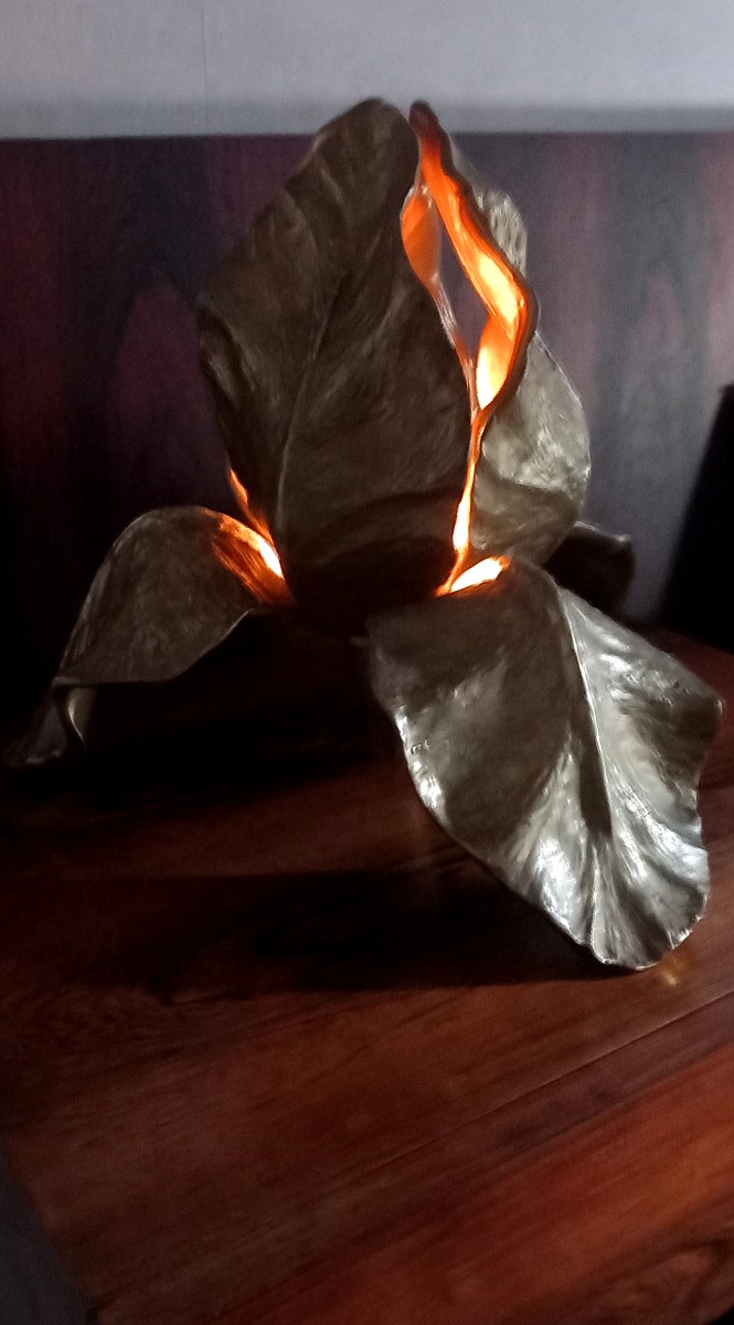 Lampe "Iris" de Christiane Charles – Maison Charles, vers 1965 -photo-2