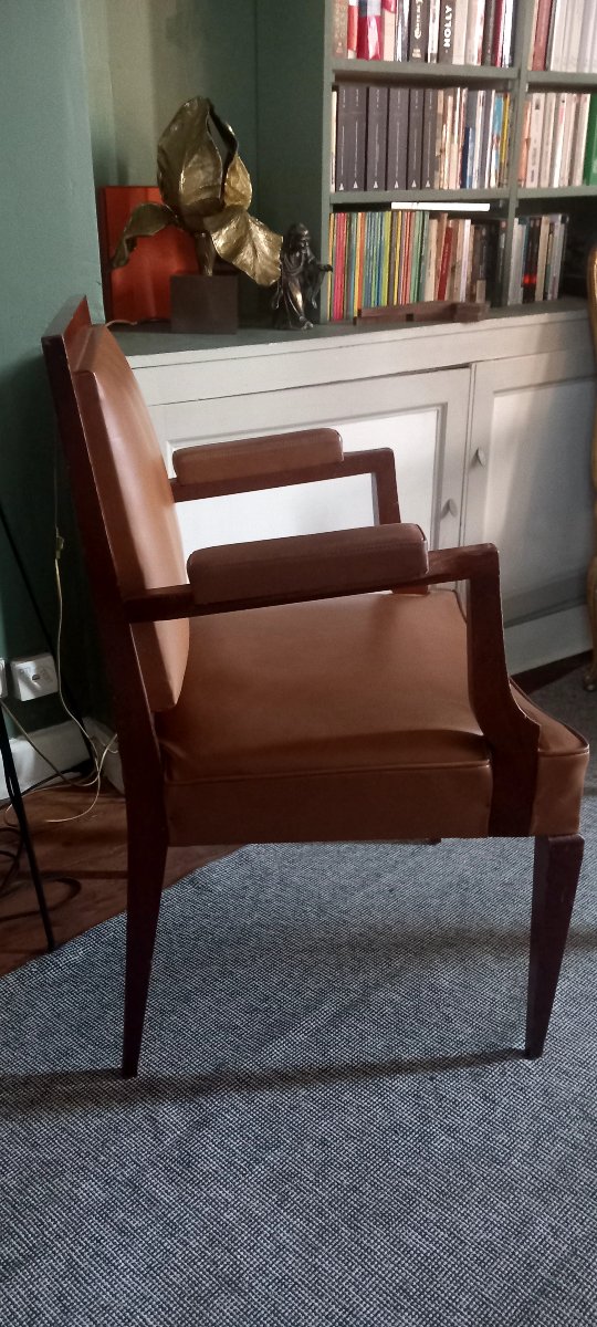Arbus-style Armchair - Circa 1940-photo-6