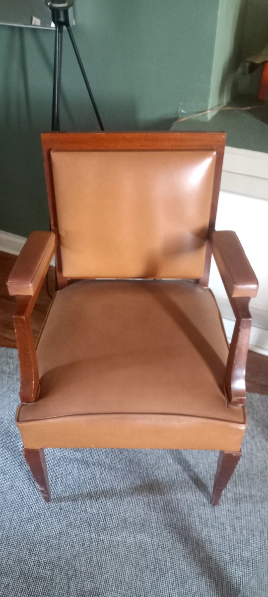 Arbus-style Armchair - Circa 1940-photo-7
