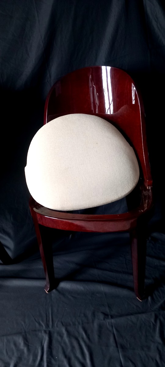 Série de 4 chaises gondoles – Art Déco – Dans le goût d'Émile-Jacques Ruhlmann-photo-3