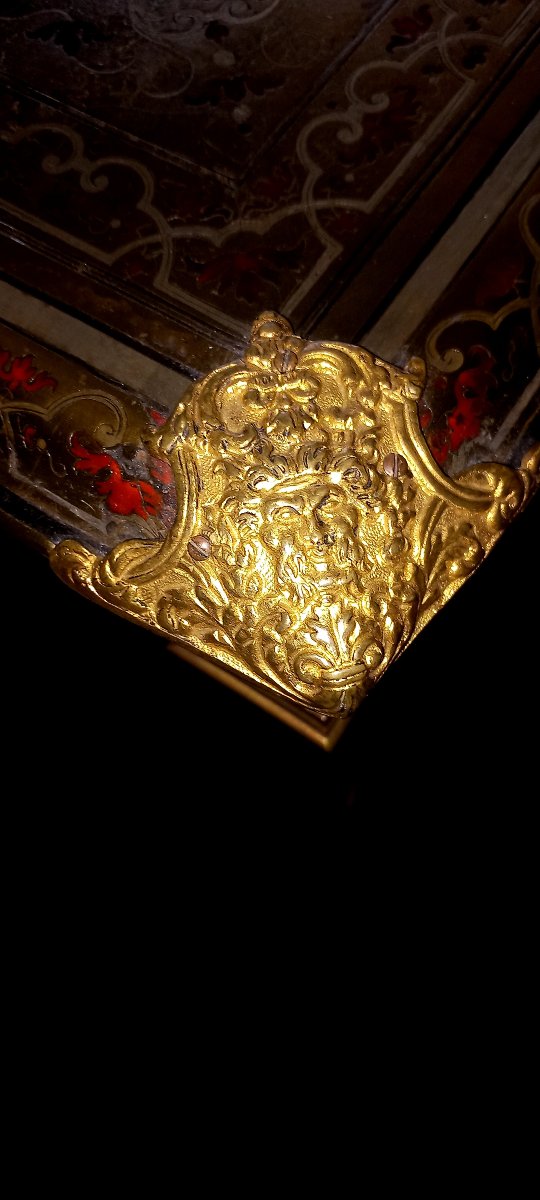 Coffee Table - Boulle Marquetry - Louis XIV Style-photo-6