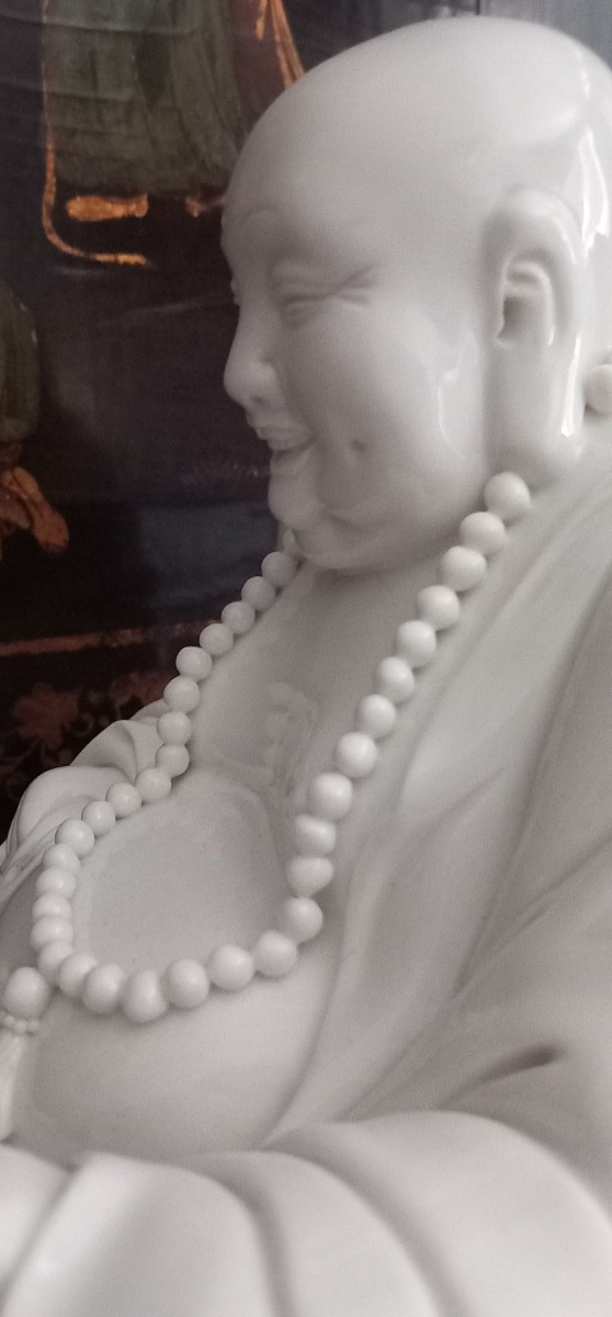 Bouddha  "Blanc de Chine" porcelaine de Dehua-photo-2