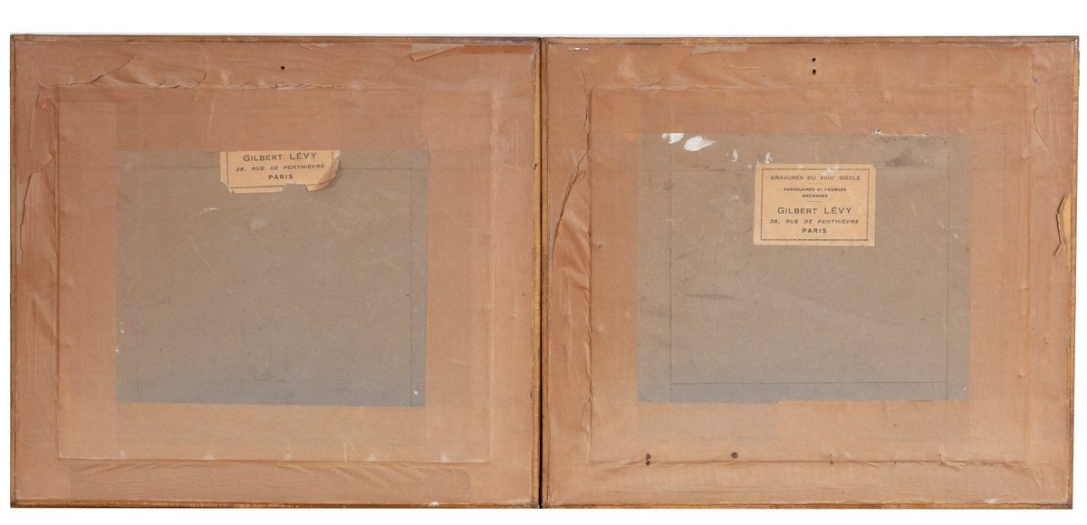 Paire de gravures par Demarteau d'après François Boucher-photo-4