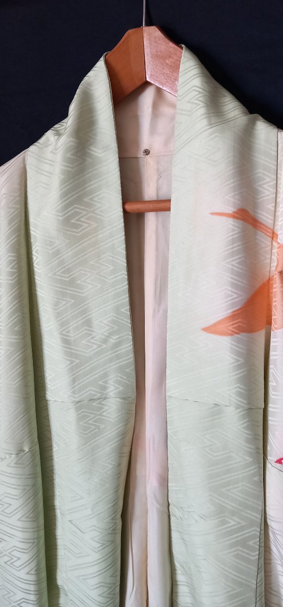 Kimono de Cérémonie (Uchikake) en Soie Damassée – Japon, XXe Siècle-photo-4