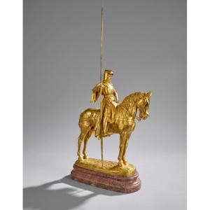 Bronze -louis d'Orléans - Emmanuel Fremiet (1824-1910)