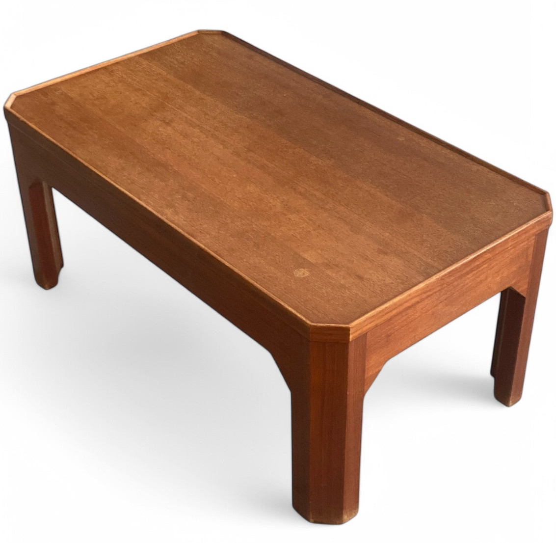 Table basse en teck – Design vintage des années 60-photo-4
