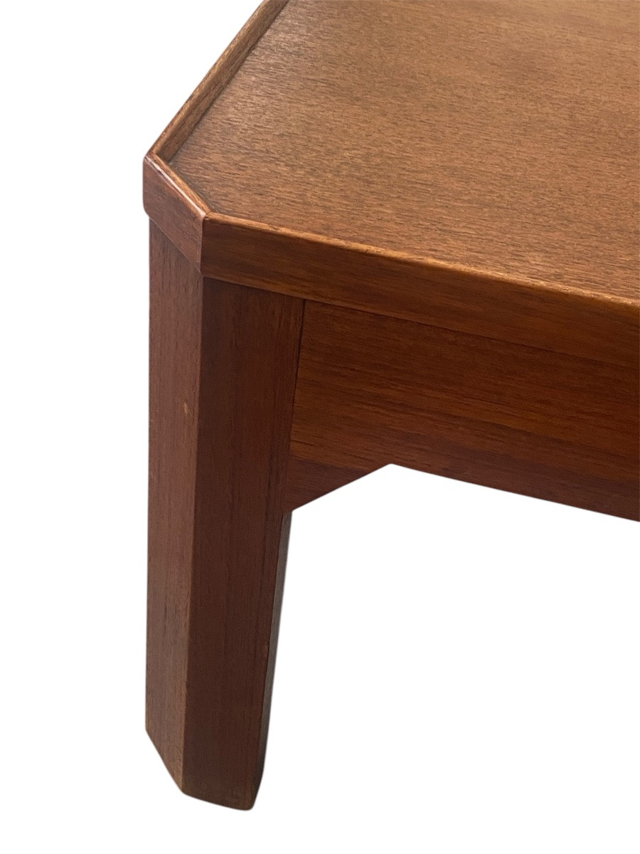 Table basse en teck – Design vintage des années 60-photo-3