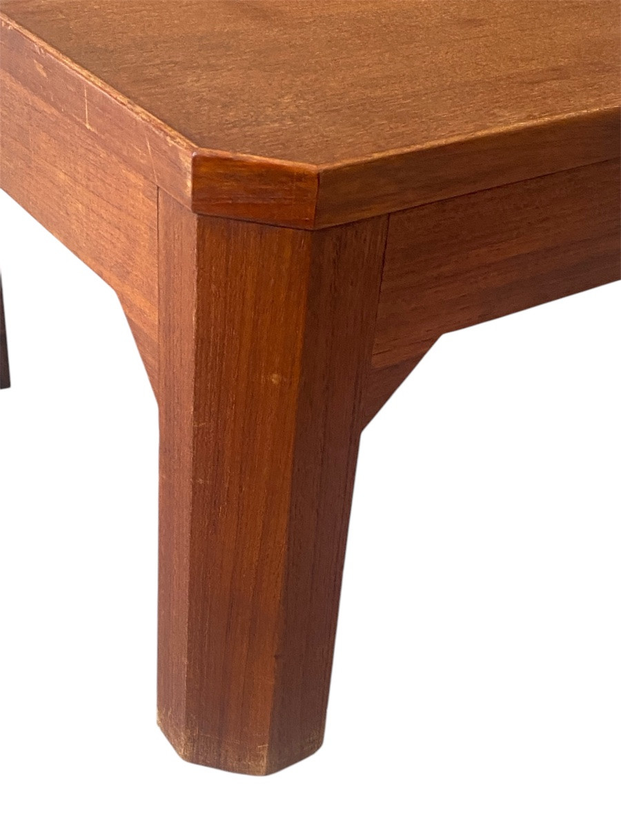 Table basse en teck – Design vintage des années 60-photo-7