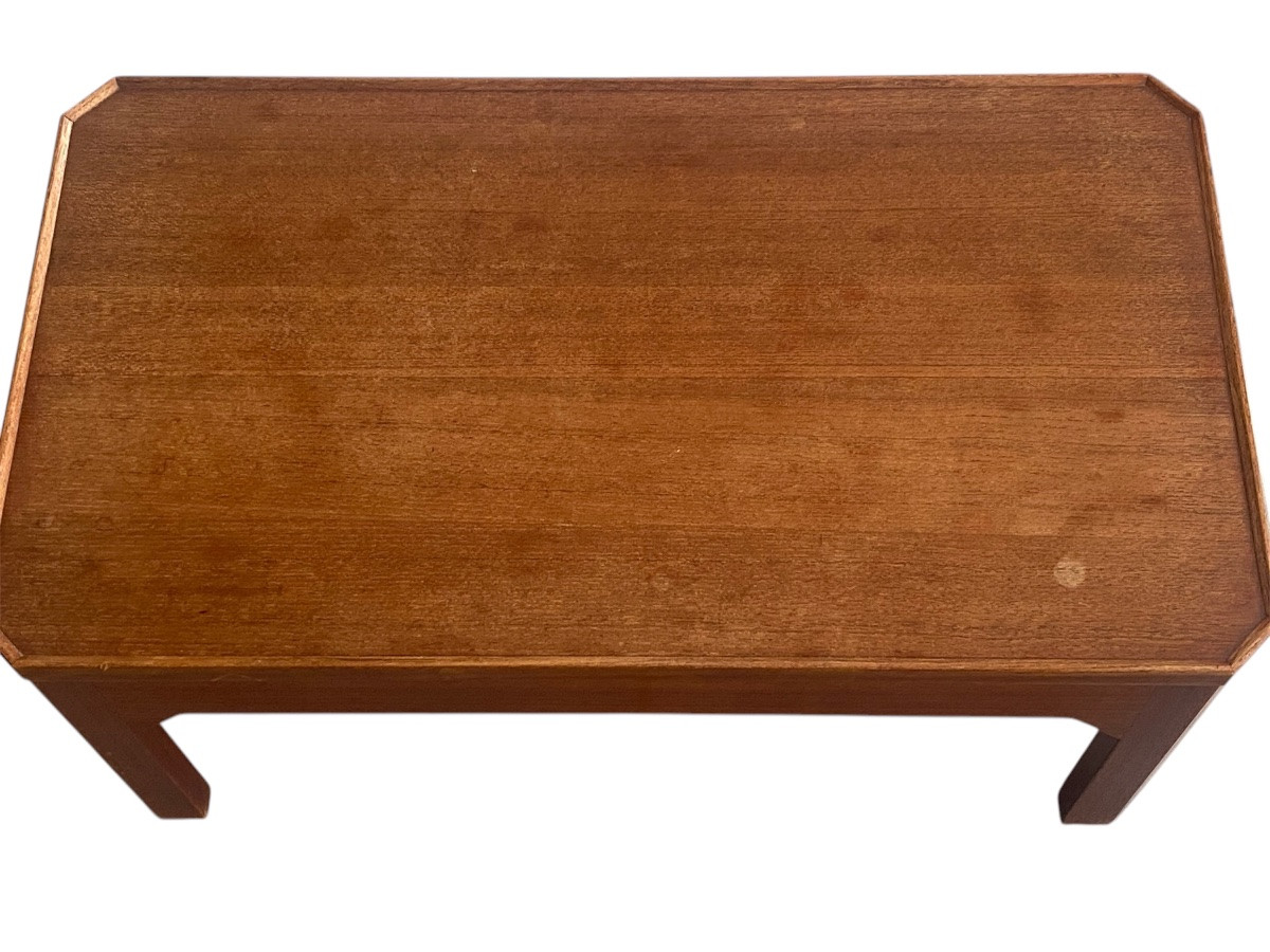 Table basse en teck – Design vintage des années 60-photo-8