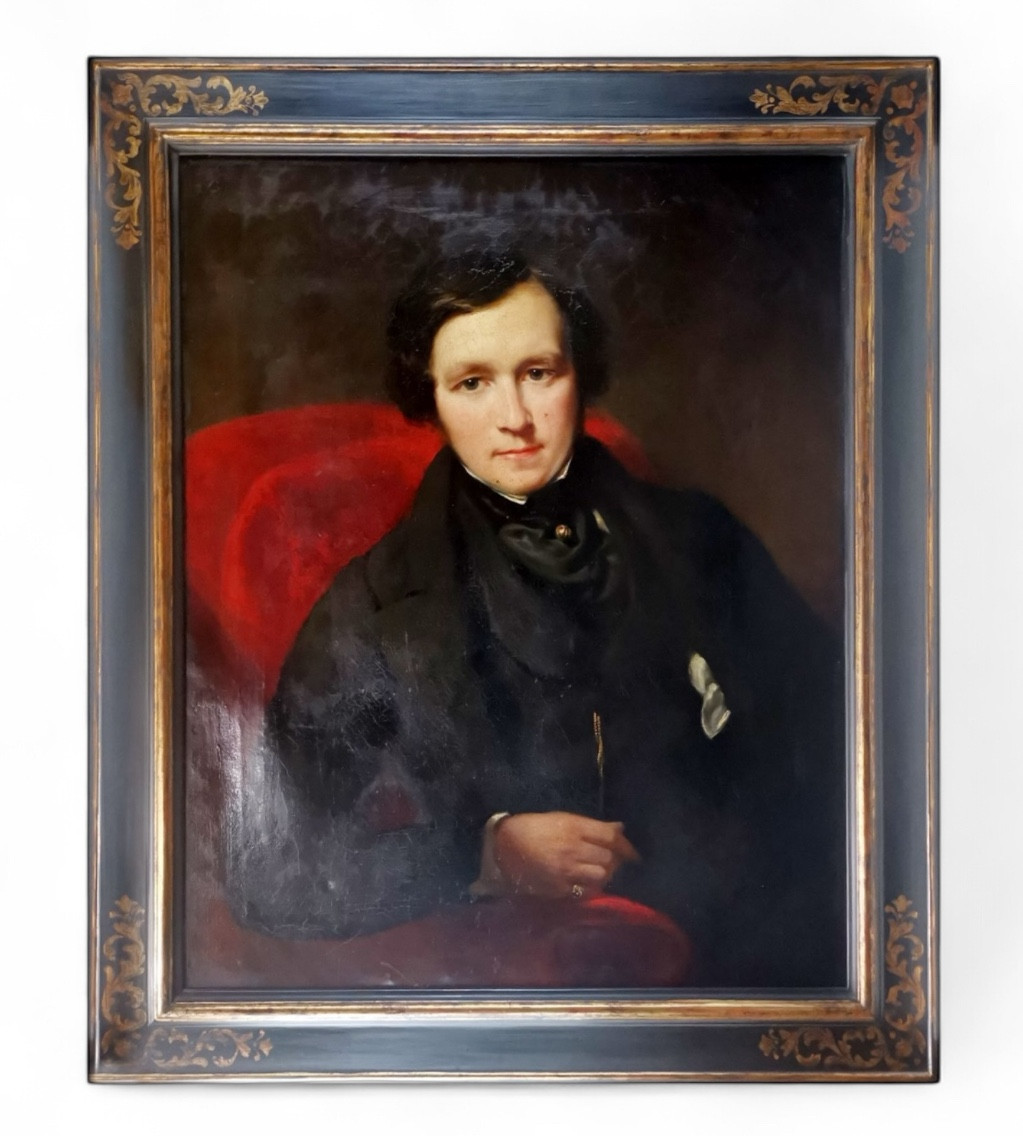Portrait de gentilhomme – École anglaise du XIXe siècle