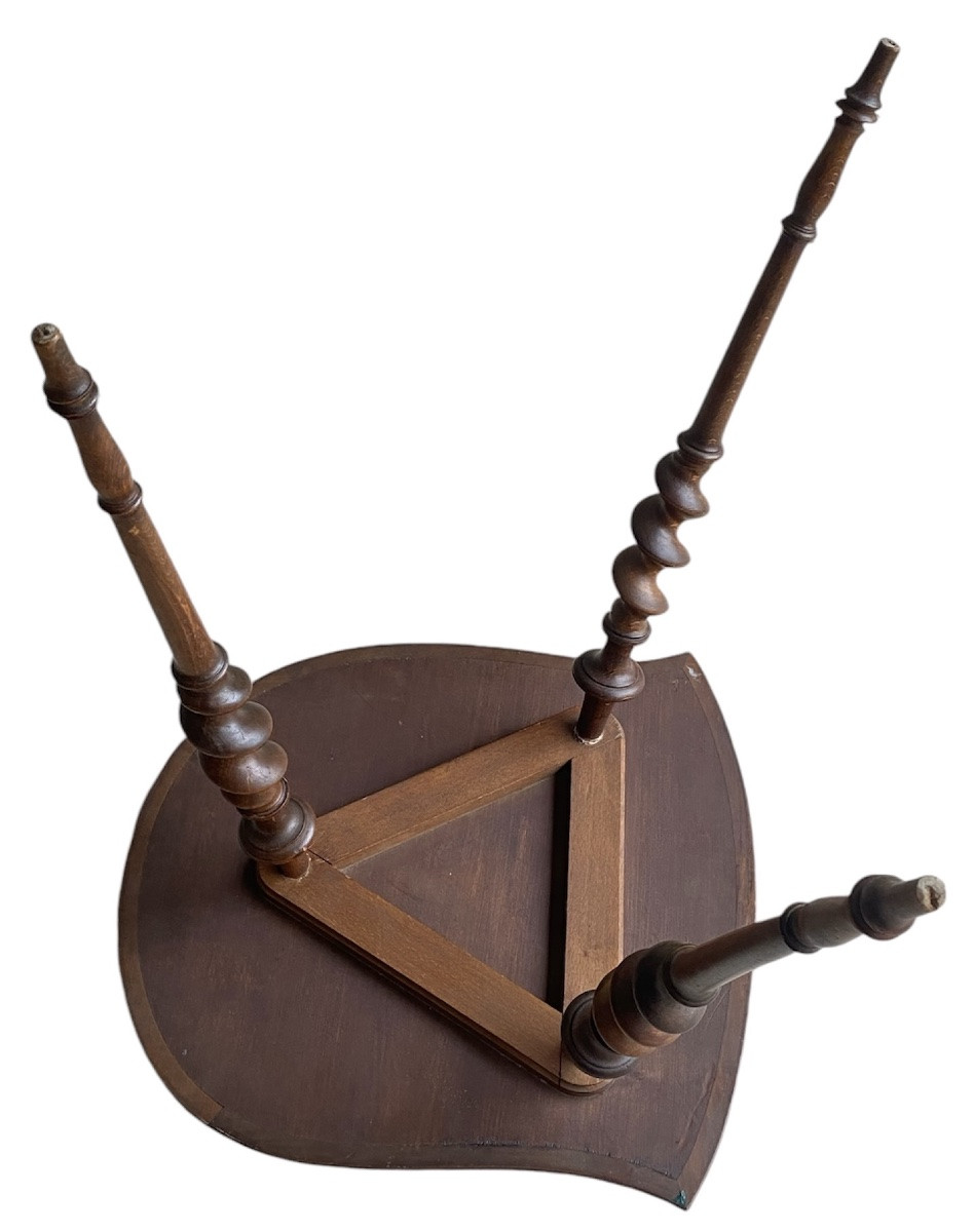 Émile Gallé – Table guéridon Art Nouveau « L’Heureux Temps » – Circa 1902-photo-1