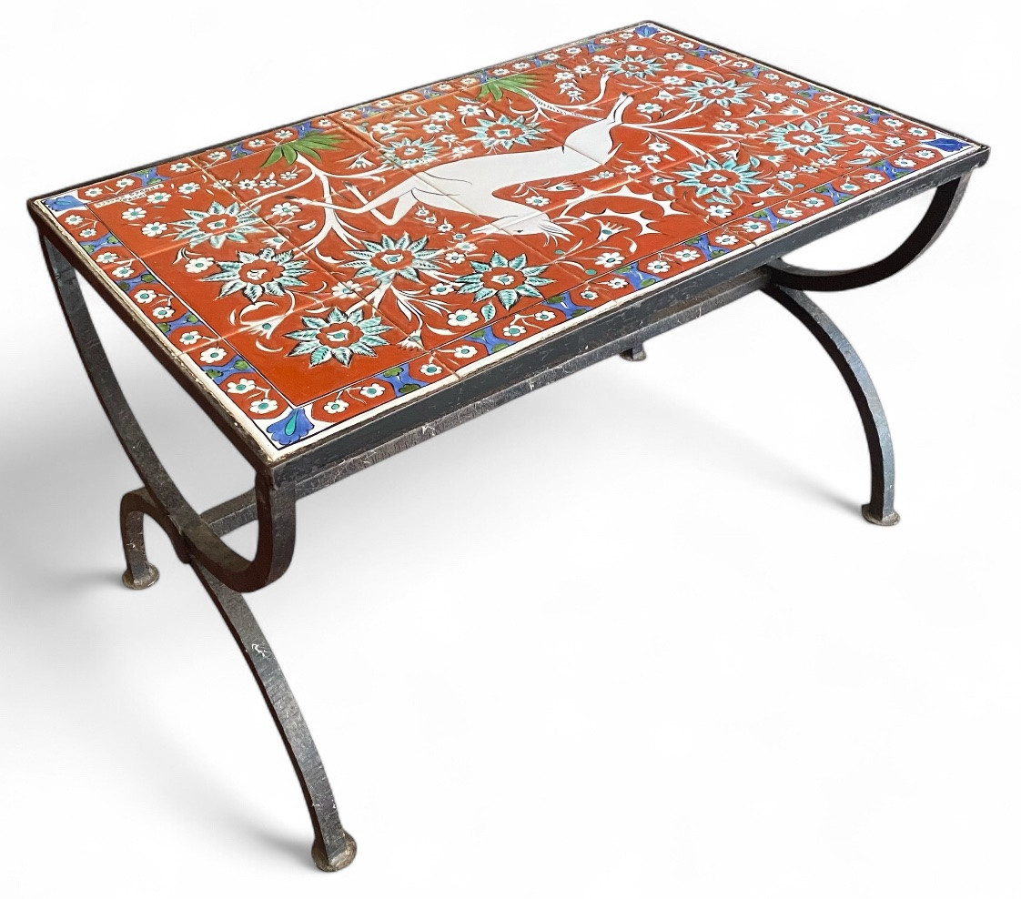 Ikaros Rhodes, Ceramic Coffee Table, Second Half Of The 20th Century-photo-4