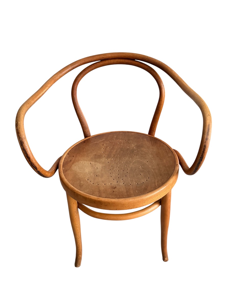 Antique Jacob & Josef Kohn Armchair N°712 - Bentwood - Authentic Vintage-photo-4