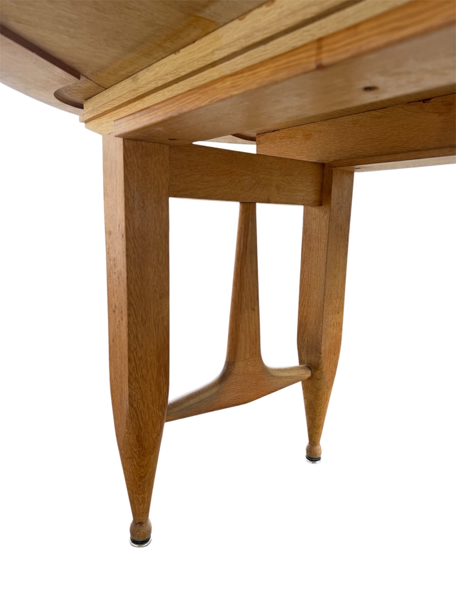 Guillerme & Chambron Dining Table - Oak - 1960s-photo-2
