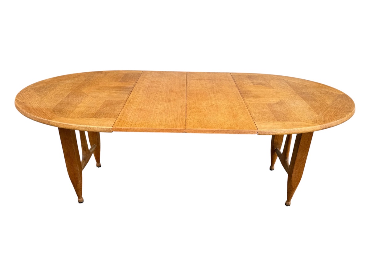 Guillerme & Chambron Dining Table - Oak - 1960s-photo-4