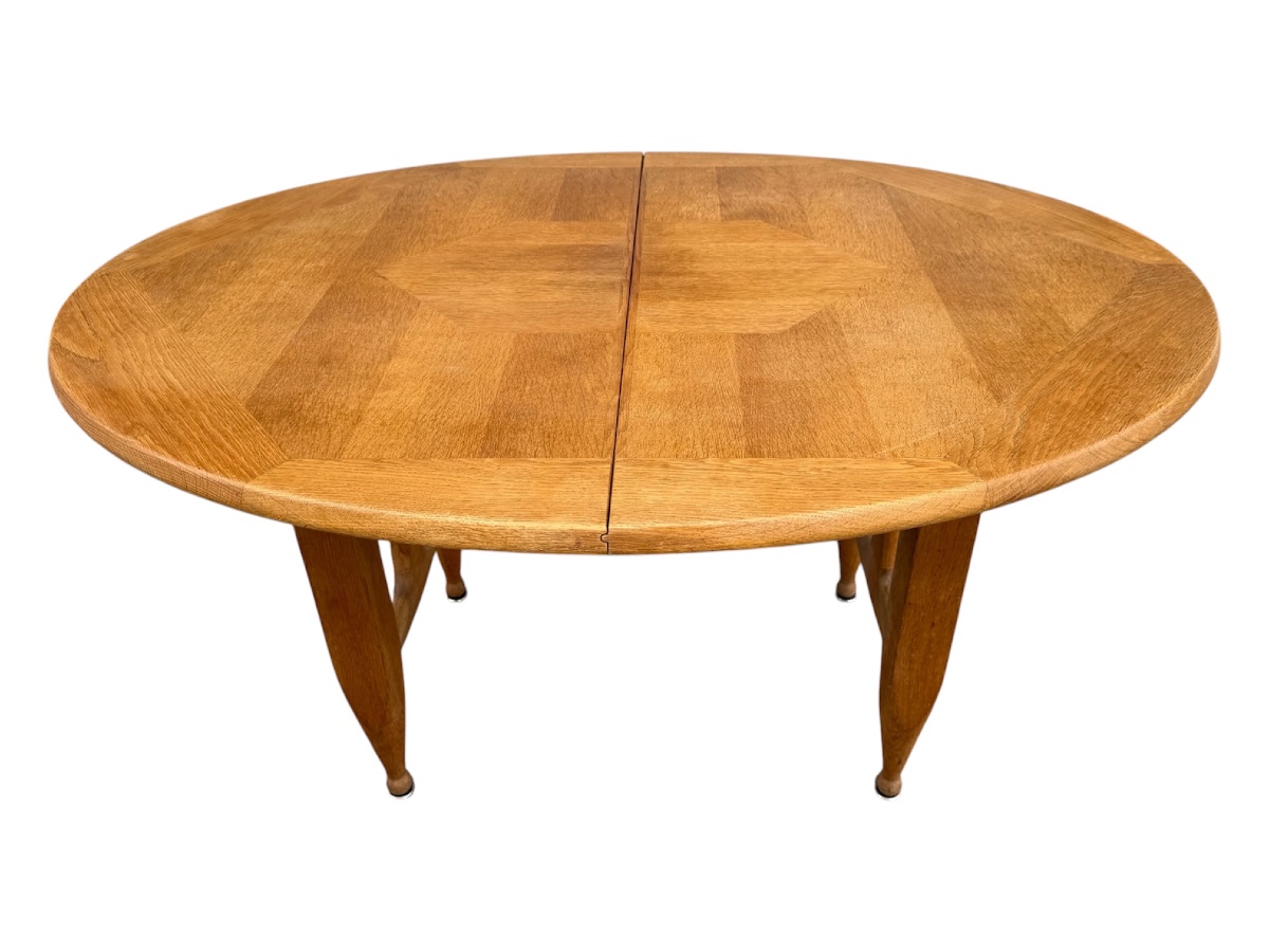 Guillerme & Chambron Dining Table - Oak - 1960s-photo-8