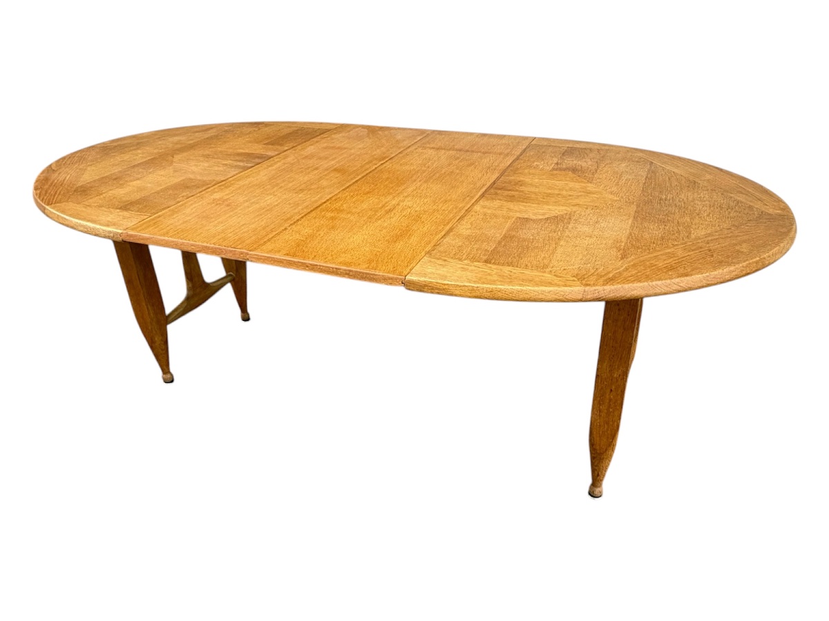 Guillerme & Chambron Dining Table - Oak - 1960s