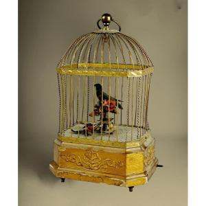 Karl Griesbaum Automaton Bird Cage – Made In Germany – Authentic