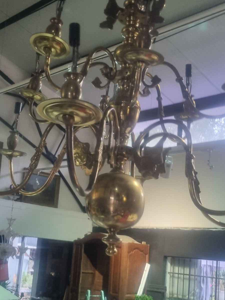 Lustre 12 branches  hollandais xix