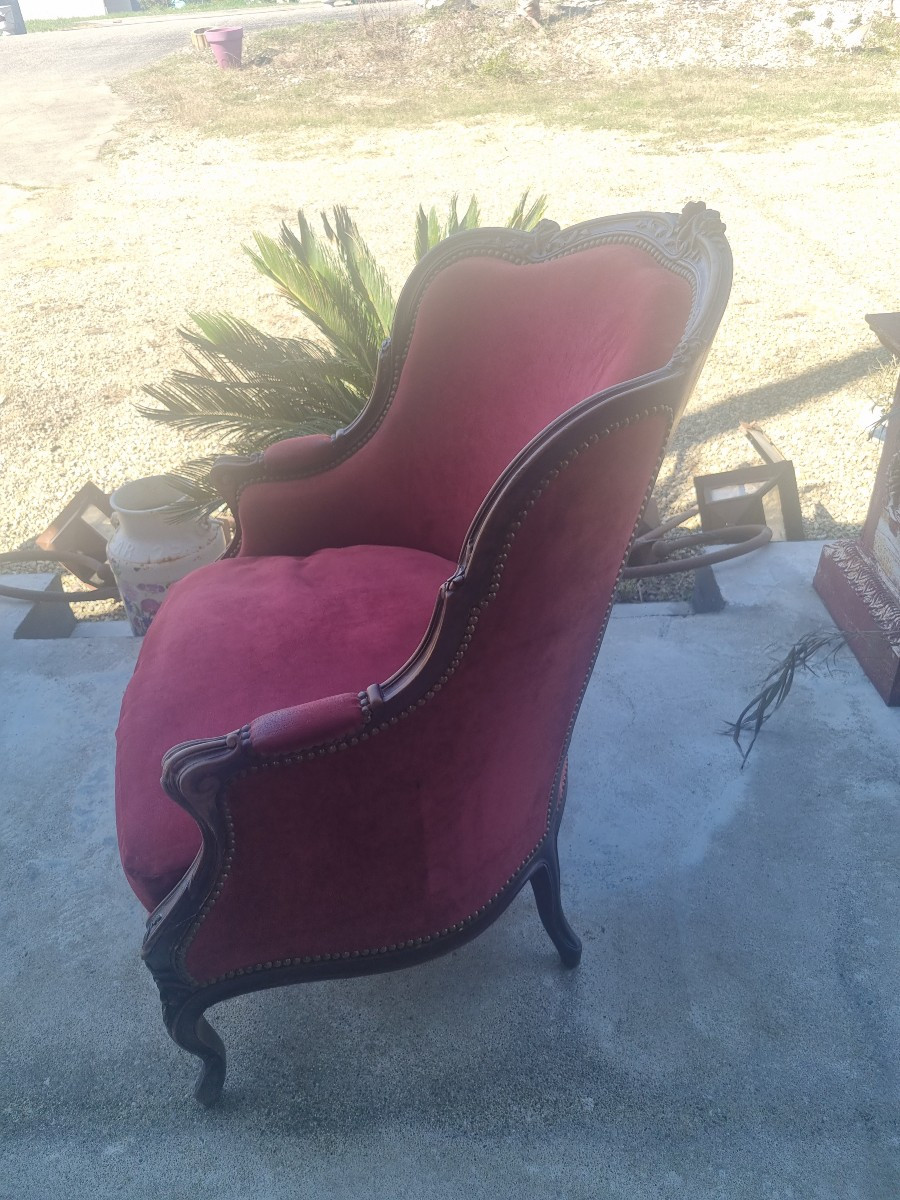 Large Bergère Armchair 