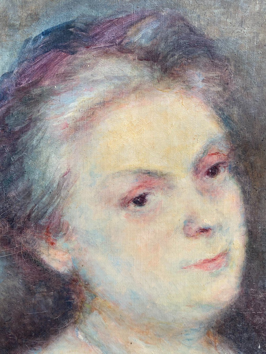 Jeanne Forain ( 1865 - 1954) , Portrait De La Princesse Galitzine. 1913-photo-2