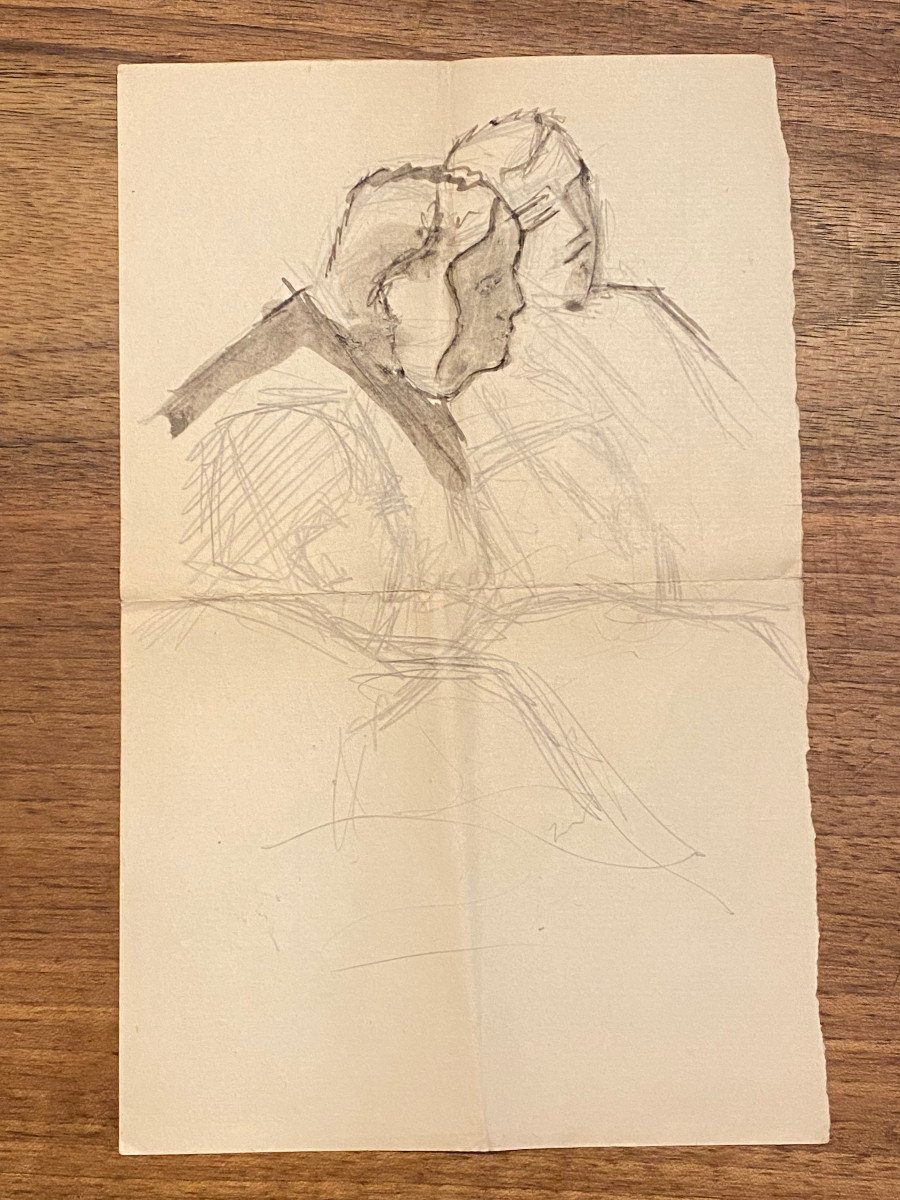 Theodor Pallady (1871-1956). Indian Ink Sketch.-photo-4
