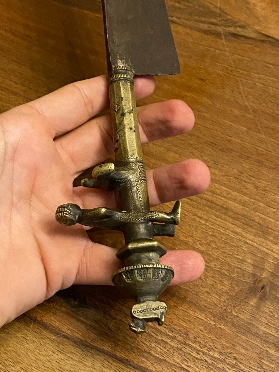 Madagascar. Rare Et Ancien Couteau De Chef Bara -photo-8
