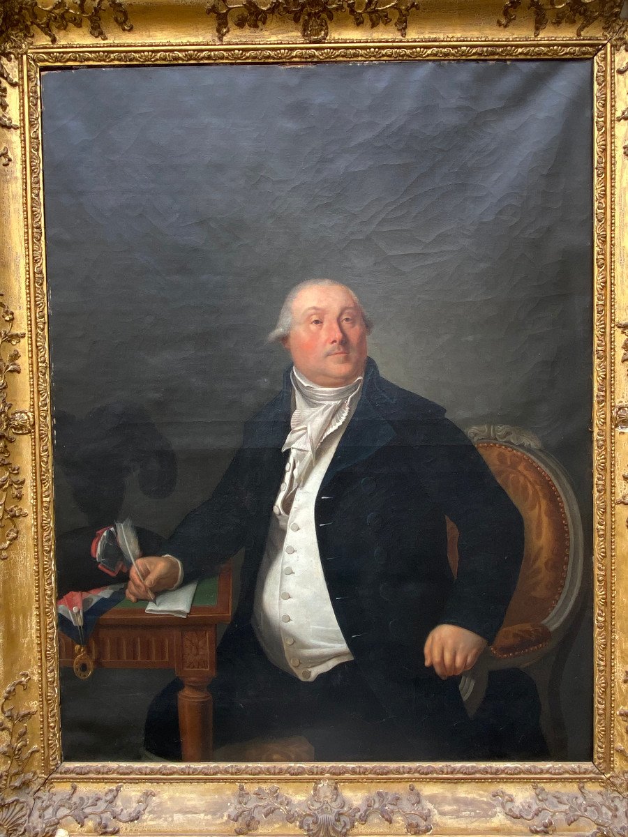 Portrait Of A Member Of The Revolutionary Tribunal & Oil On Canvas