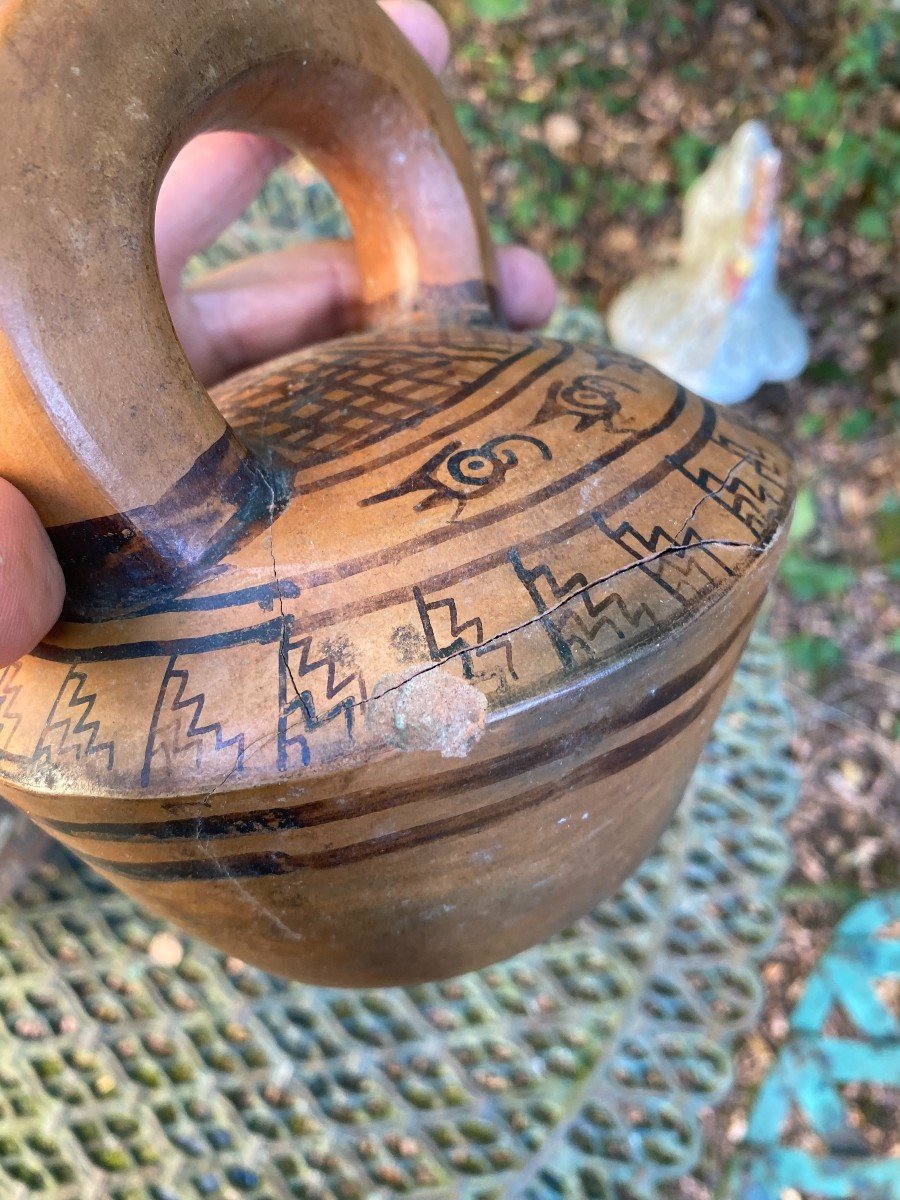 Vase At Anse Etrier  & Pre-columbian Art & Peru, 1100 To 1400 Ad.-photo-2